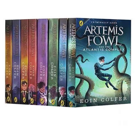 Eoin Colfer Artemis Fowl Series 8 Books Collection Set Free Audio