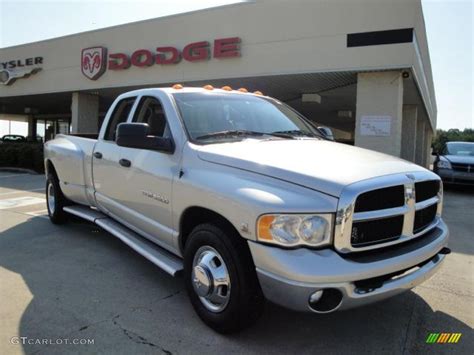 2003 Bright Silver Metallic Dodge Ram 3500 Slt Quad Cab Dually 18857177 Photo 6