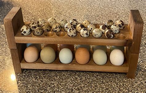 Farmhouse Stackable Wood Egg Holder L Egg Storage L Fresh Egg Etsy