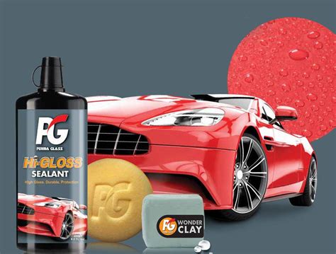 Pg Perma Glass Hi Gloss Sealant With Clay Bar Kit Set Pgmall