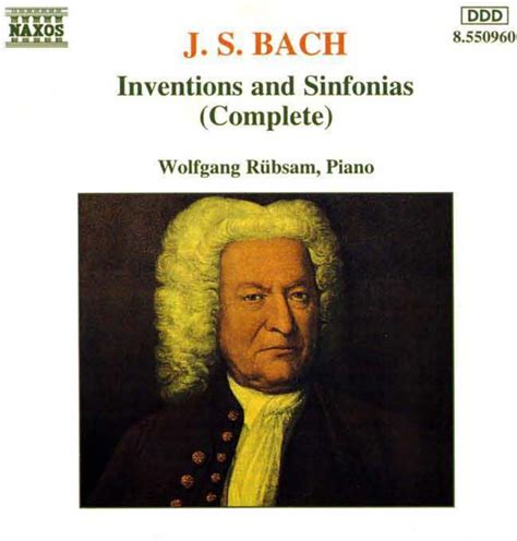 Bach Js Inventions And Sinfonias Bwv 772 801 Uk Cds And Vinyl