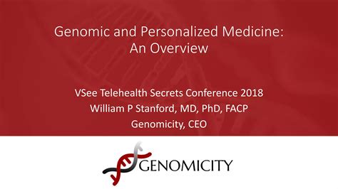 Genomic And Personalized Medicine An Overview PPT