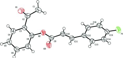 ORTEP Diagram Showing The Molecular Structure Of The Titled Compound