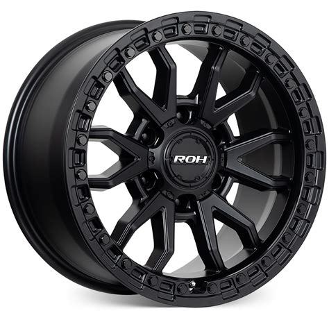 ROH RAID MATT BLACK Wheels Buy Online Price