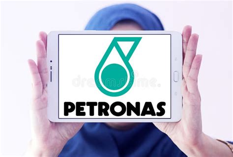 Petronas oil company logo editorial photography. Image of global - 95979477