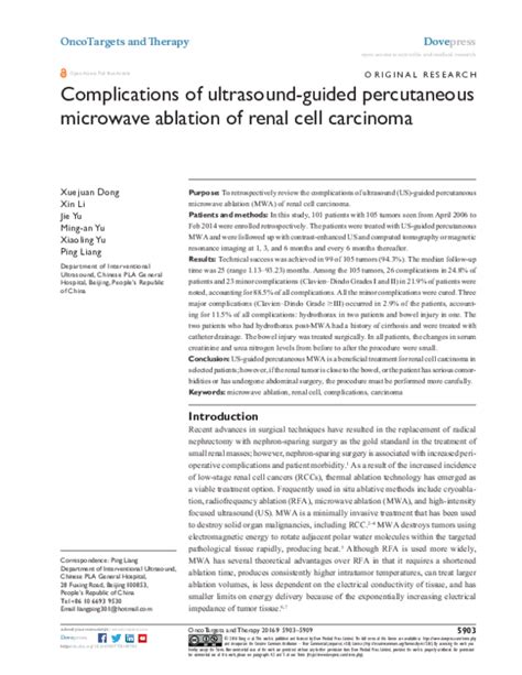 (PDF) Complications of Ultrasound Guided Percutaneous Nephrostomy by Seldinger’s Technique in ...