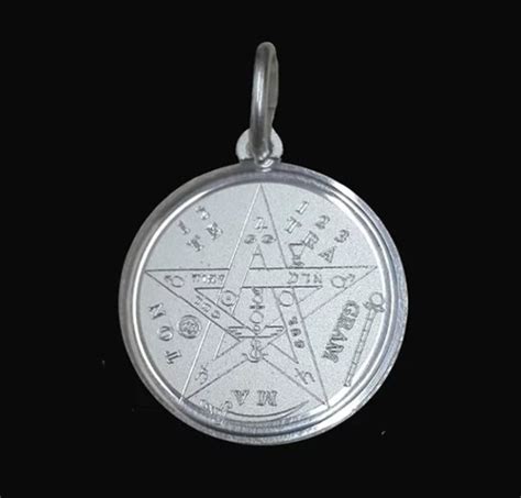 TALISMANO SIGILLO DI SALOMONE TETRAGRAMMATON ARGENTO 925 Rituali