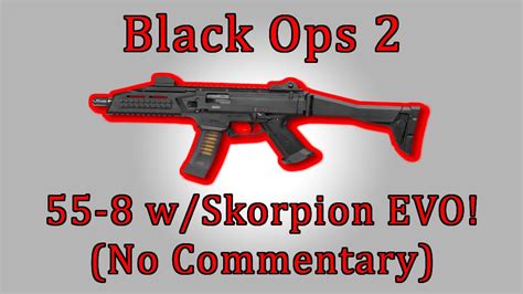 BO2 Nuclear 55 8 W Skorpion EVO BO2 Gameplay No Commentary YouTube