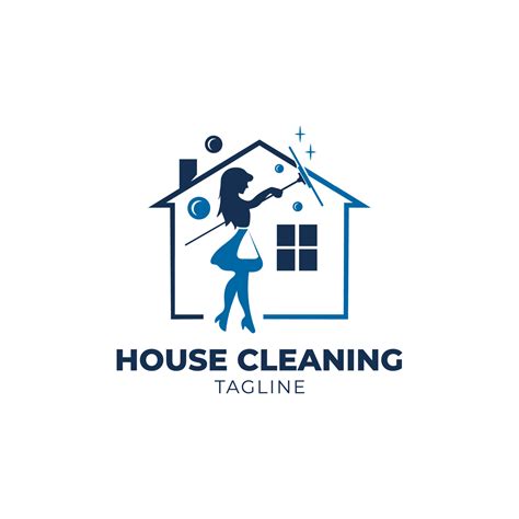 Home Cleaning Logo Suitable For Real Estate Cleaning Services 10407581