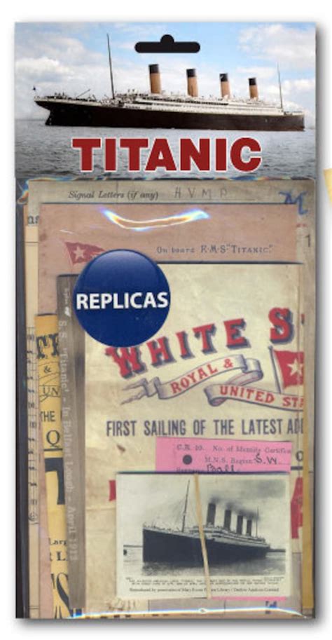 Rms Titanic Nostalgia Pack Silver Enamel Commemorative Coin Etsy