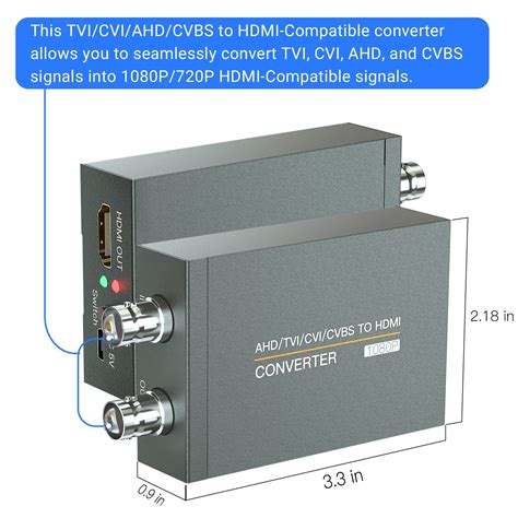 Mua CVI TVI AHD To HDMI Converter Full HD 4K 720P 1080P 3MP 4MP 5MP