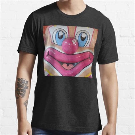 Pink Plastic Clown Face T Shirt By Zimbo Zimbo Redbubble