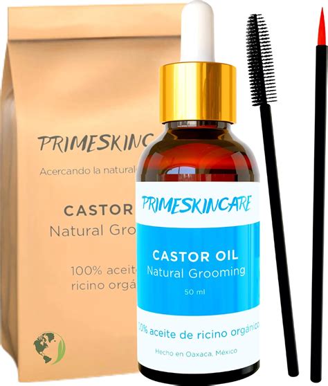 Aceite De Ricino Tratamiento Pesta As Cejas O Cabello Castor Oil