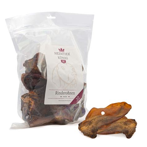 Rinderohren "natur mit Fleisch" - 10 Stück - heimtierkoenig.com ...