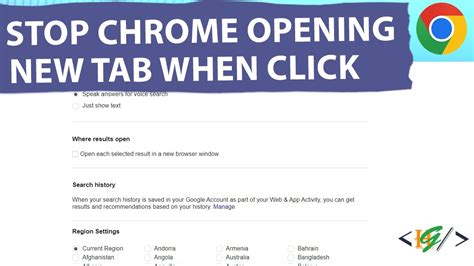 How To Stop Google Chrome Keeps Opening New Tabs When You Click On A