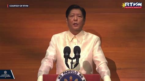 Full Speech President Ferdinand Marcos Jr S First State Of The Nation