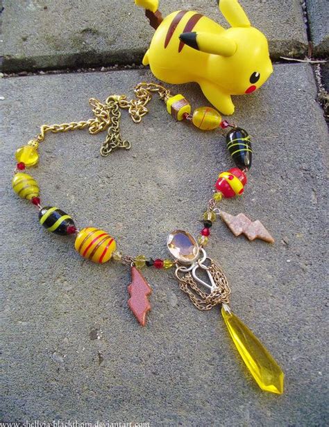 Pikachu Pokemon Necklace Gothic Bridal Wedding By Hiddentreasury