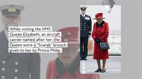 Queen Elizabeth Made A Sweet Sartorial Nod To Prince Philip During Her