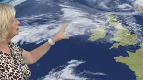 BBC Weather: Carol Kirkwood warns 'tropical storm' to spark widespread ...