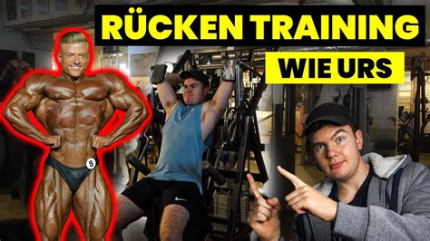 RÜCKEN Training im Bunker Oldschool wie URS Kalecinski YouTube