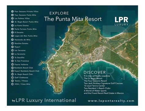 map  punta mita mexico  punt mita resort master plan lpr