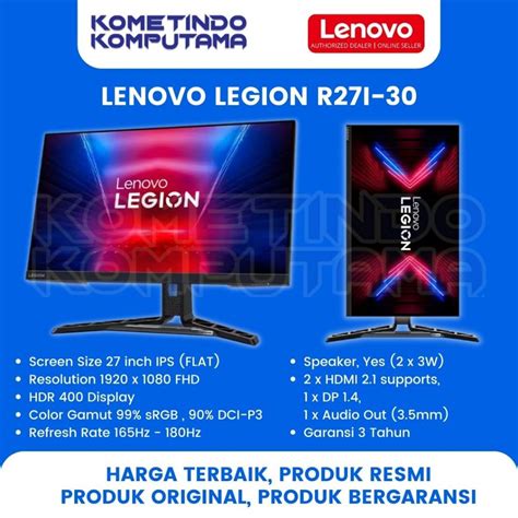 Jual R I Lenovo Led Monitor Gaming Fhd Ips Hdmi Dp Hz