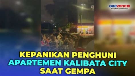 Gempa M 6 5 Guncang Garut Penghuni Apartemen Kalibata City Berhamburan