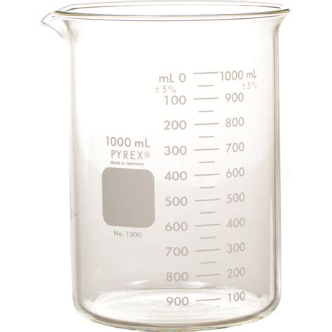 Photographers' Formulary Glass Beaker - 1000ml 09-0105 B&H Photo