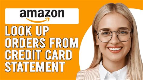 How To Look Up Amazon Orders From Credit Card Statement View Amazon