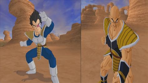 Dragon Ball Budokai Tenkaichi Vegeta Scouter Vs Nappa Ps Game And