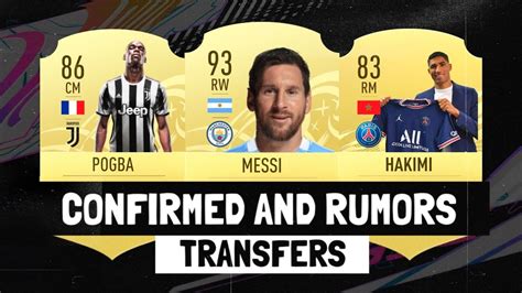 FIFA 21 CONFIRMED AND RUMORS TRANSFERS SUMMER 2021 FT LIONEL MESSI