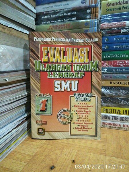 Jual BUKU ASLI EVALUASI ULANGAN UMUM LENGKAP SMU KELAS 1 Di Lapak