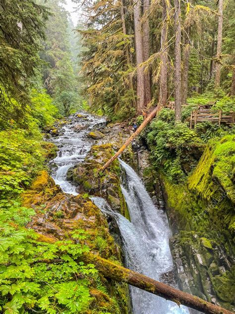 Las Cataratas Del Sol Duc En El Valle Del Sol Duc Son Llamadas Las