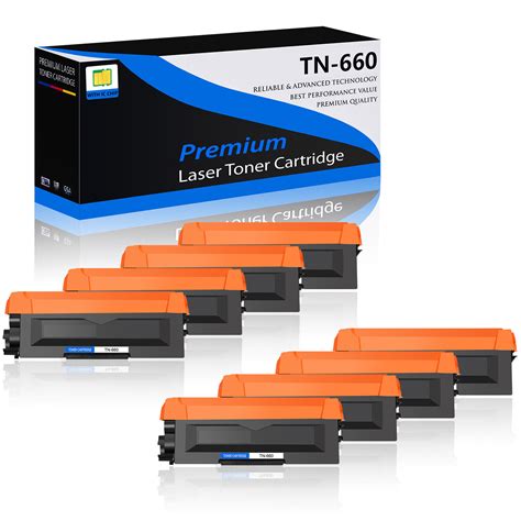 Used 8pk Tn660 High Yield Toner Cartridge For Brother Mfc L2705dw Mfc