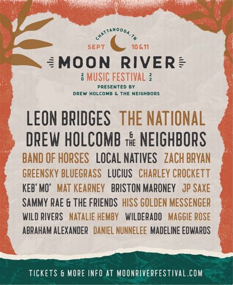 Moon River Music Festival Announces Lineup With Leon Bridges The