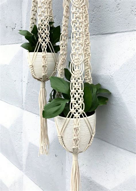 Large Macrame Plant Hanger Pattern