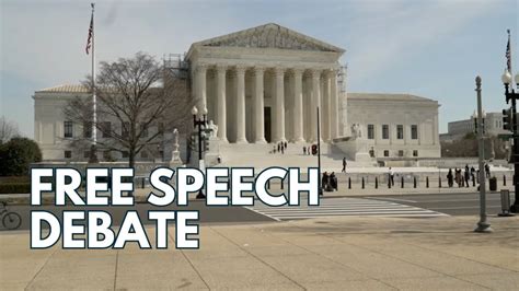 Supreme Court Grapples With Social Media Free Speech Debate Youtube