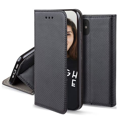 ETUI FOLIO STAND MAGNETIQUE NOIR COMPATIBLE APPLE IPHONE 11 - JAYM