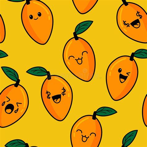 Mango Doodle Icon Vector Illustration Stock Illustration