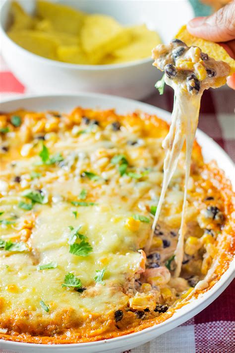 Warm Corn Black Bean And Salsa Dip Cooking Maniac