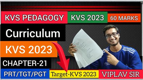 Kvs Pedagogy Curricullam Chapter Prt Tgt Pgt By Viplav