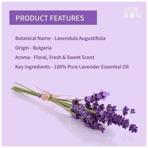 Buy Vedic Bloom Lavender Essential Oil Pure Natural For Skin