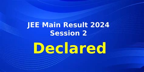 Jee Main 2024 Session 2 Toppers Name And Scores By State Category And