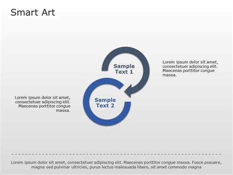 Smartart Process Circle Arrows Steps Powerpoint Template