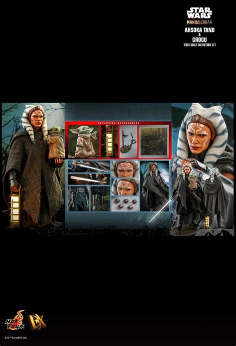 Ahsoka Tano Grogu Exclusive Version Scale Figures Dx The Mandalorian Hot Toys