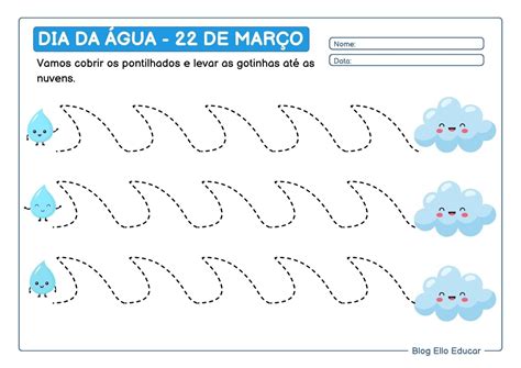Dia Da Agua Educação Infantil - Atividades do Dia da Água para Educação Infantil (PDF gratuito)
