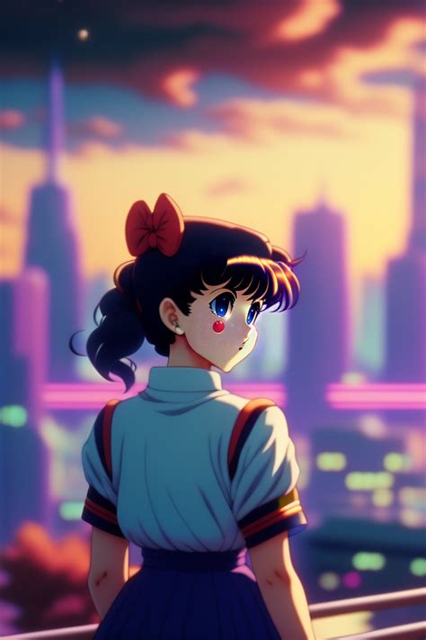 Lexica S Anime Vintage Anime Screenshot Joyful School Girl Sailor