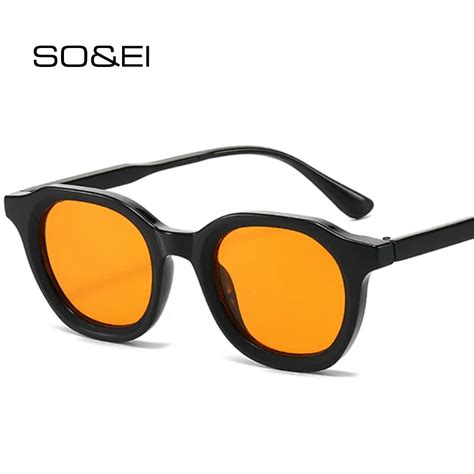 So Ei Vintage Small Square Sunglasses Women Fashion Shades Uv400 Oval