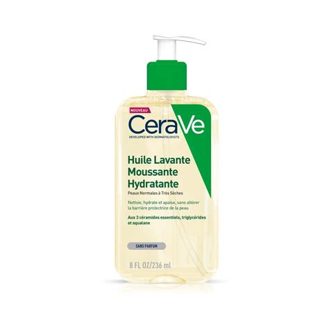 Huile Lavante Moussante Hydratante Cerave Soin Lavant Ml