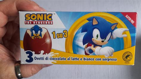 Sonic Uova Di Cioccolato Con Sorpresa Youtube